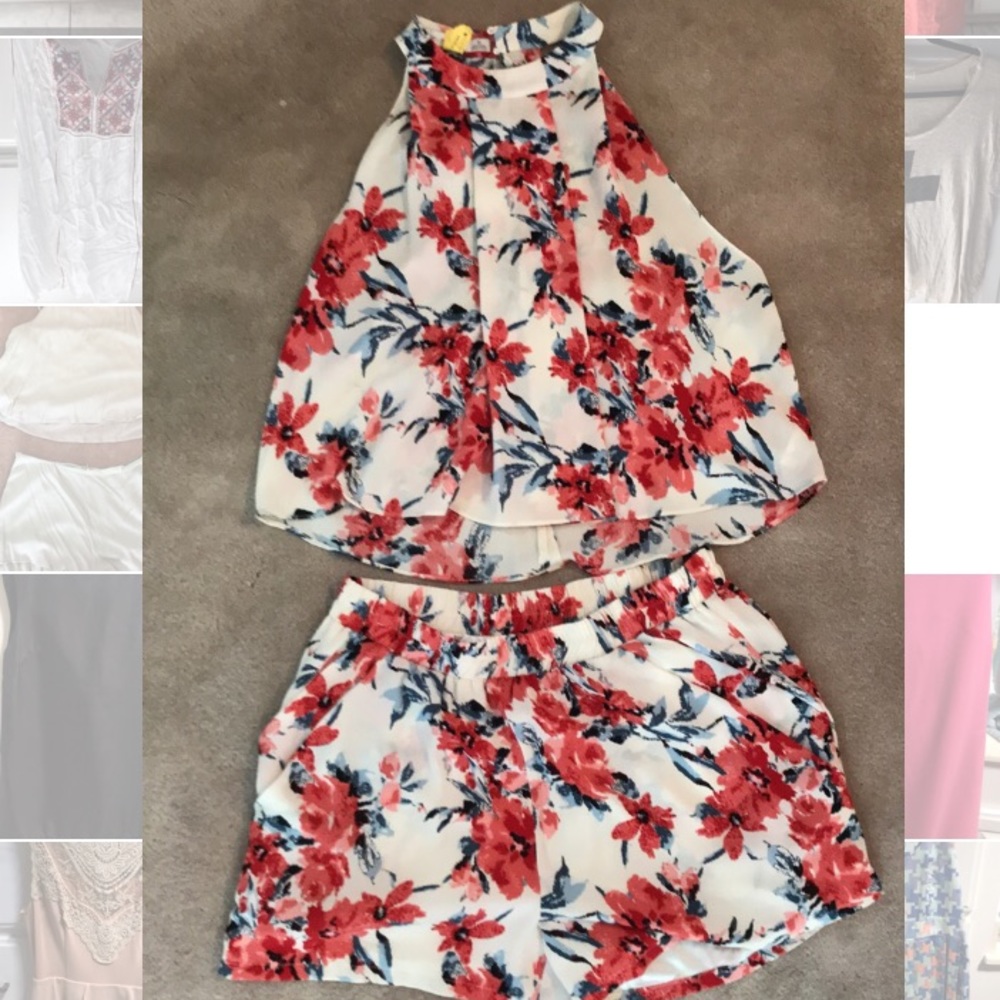 Flowery 2 piece set